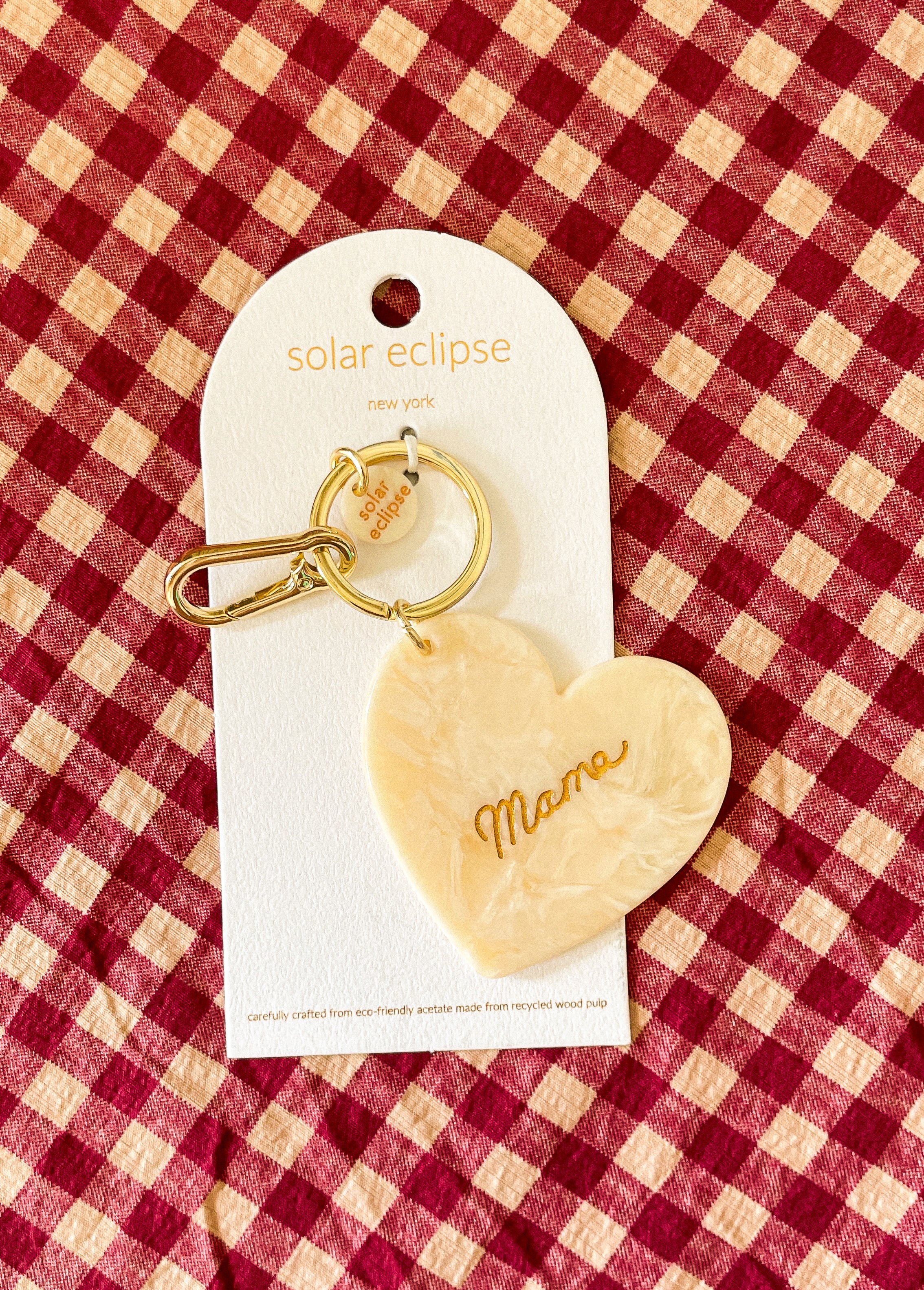 Mama Heart Bag Charm