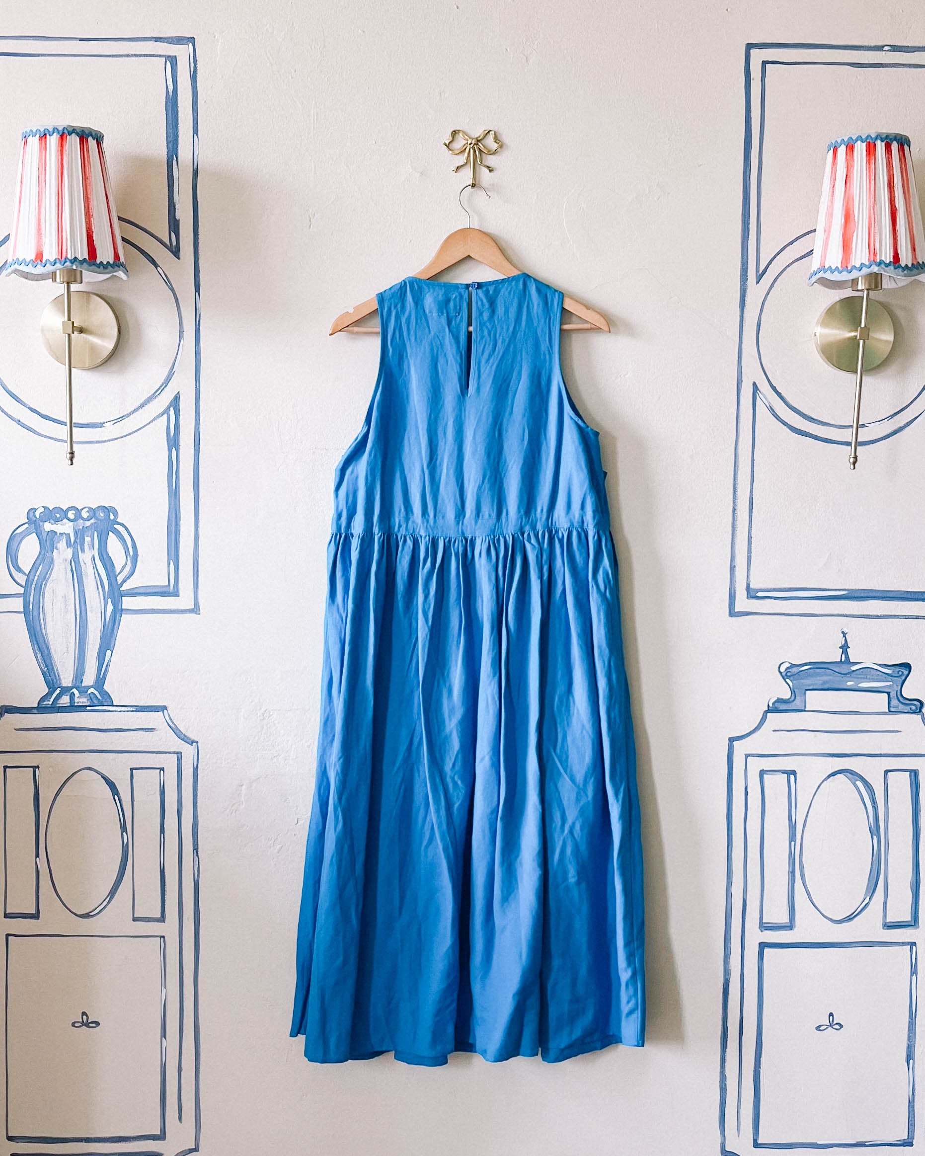 Grace Housedress Electric Blue - S/M