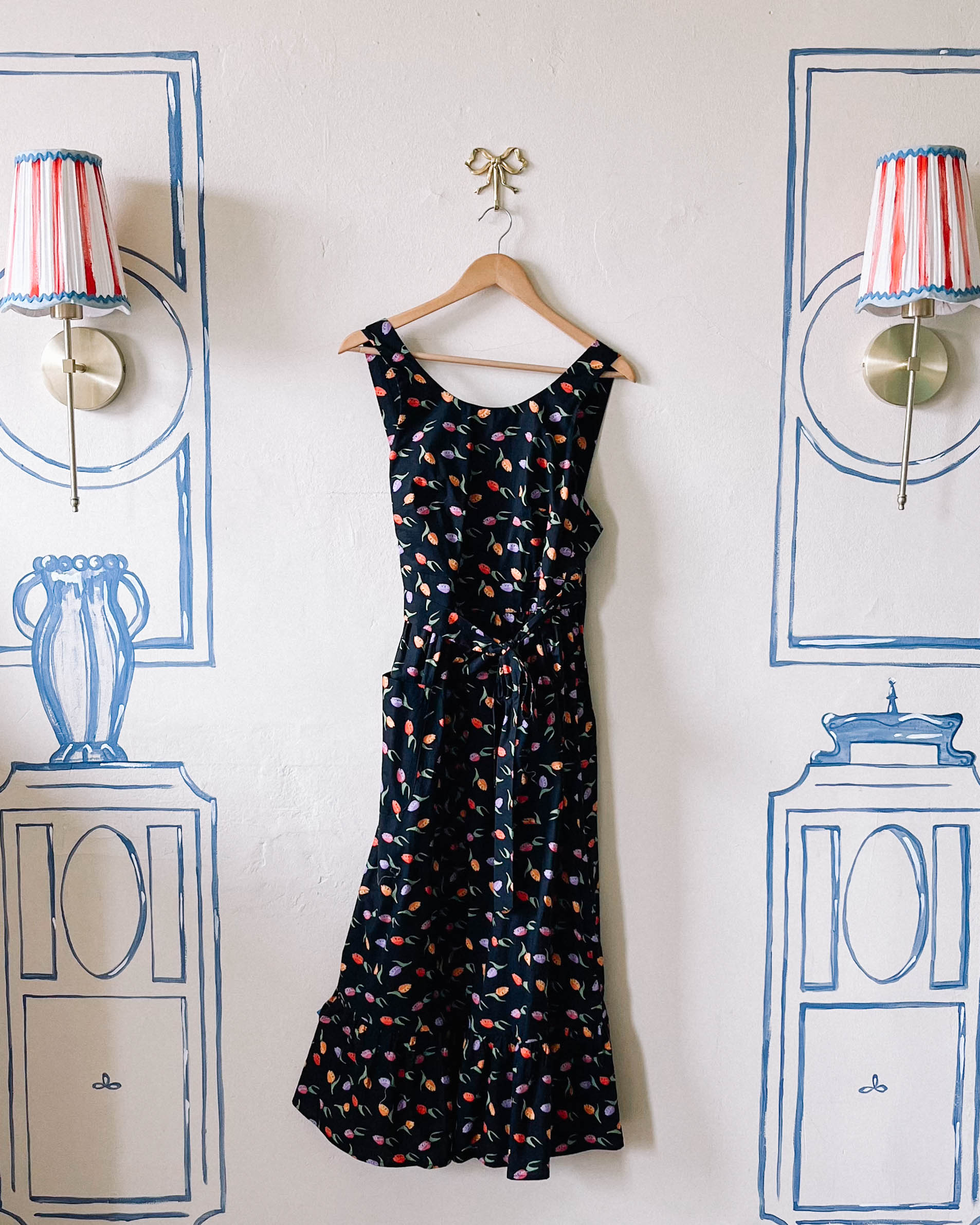 Gina Housedress Tulip Fields Sample - S/M