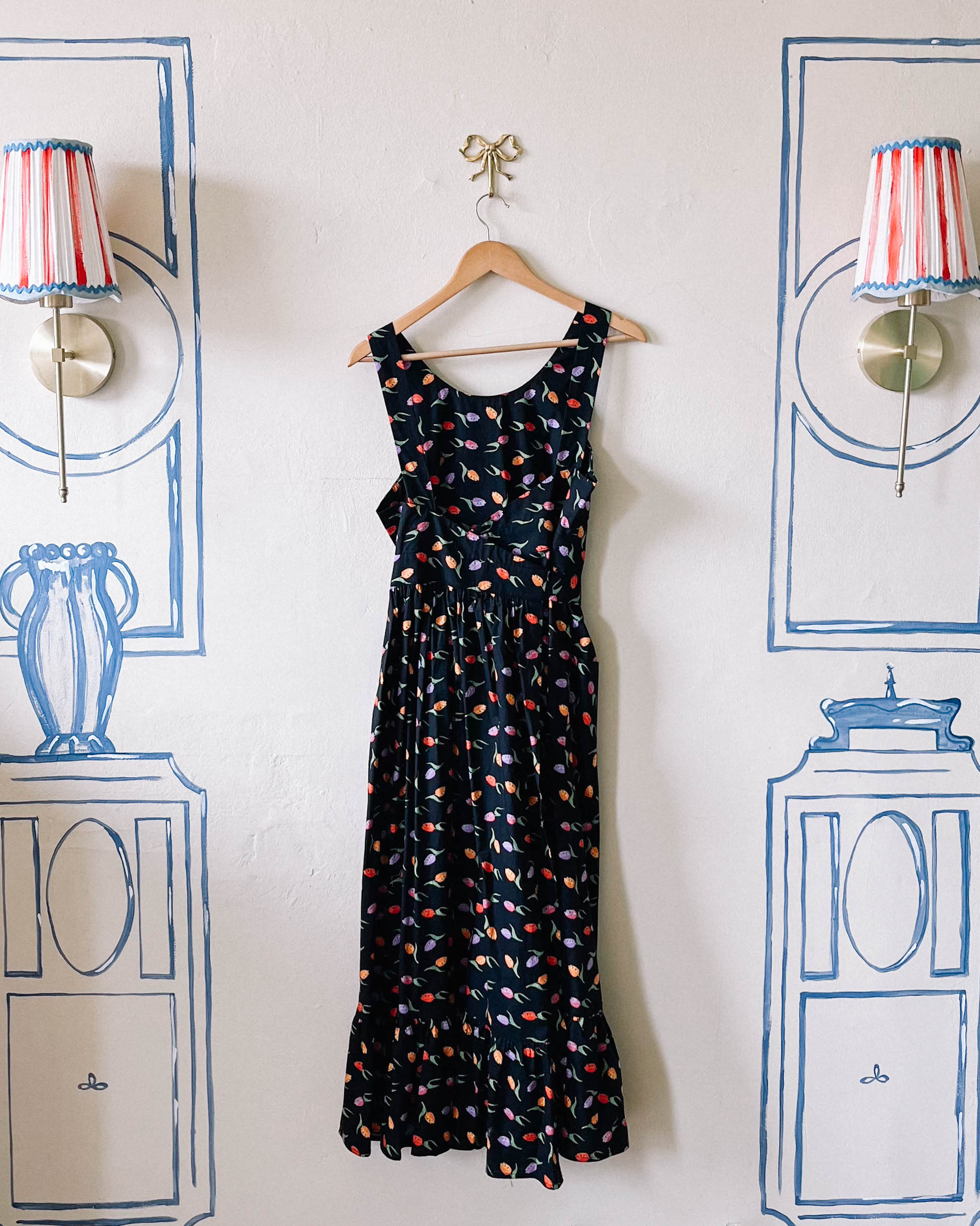 Gina Housedress Tulip Fields Sample - S/M