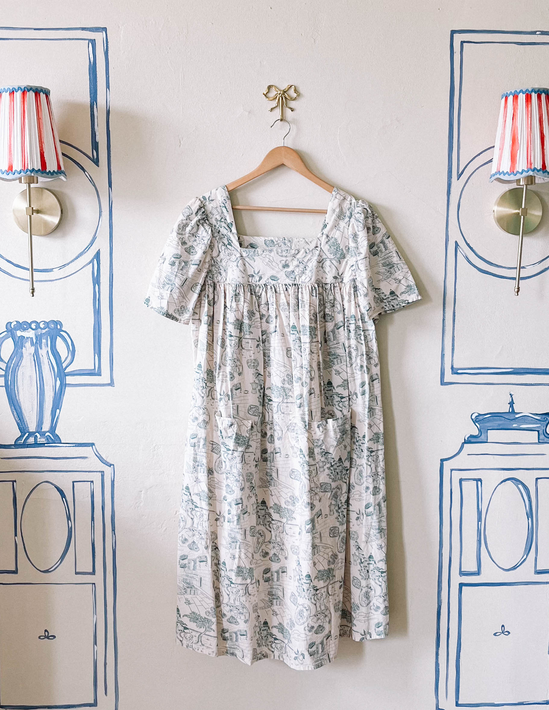 Rosalie Housedress Nonna Toile Sample - 2XL/3XL