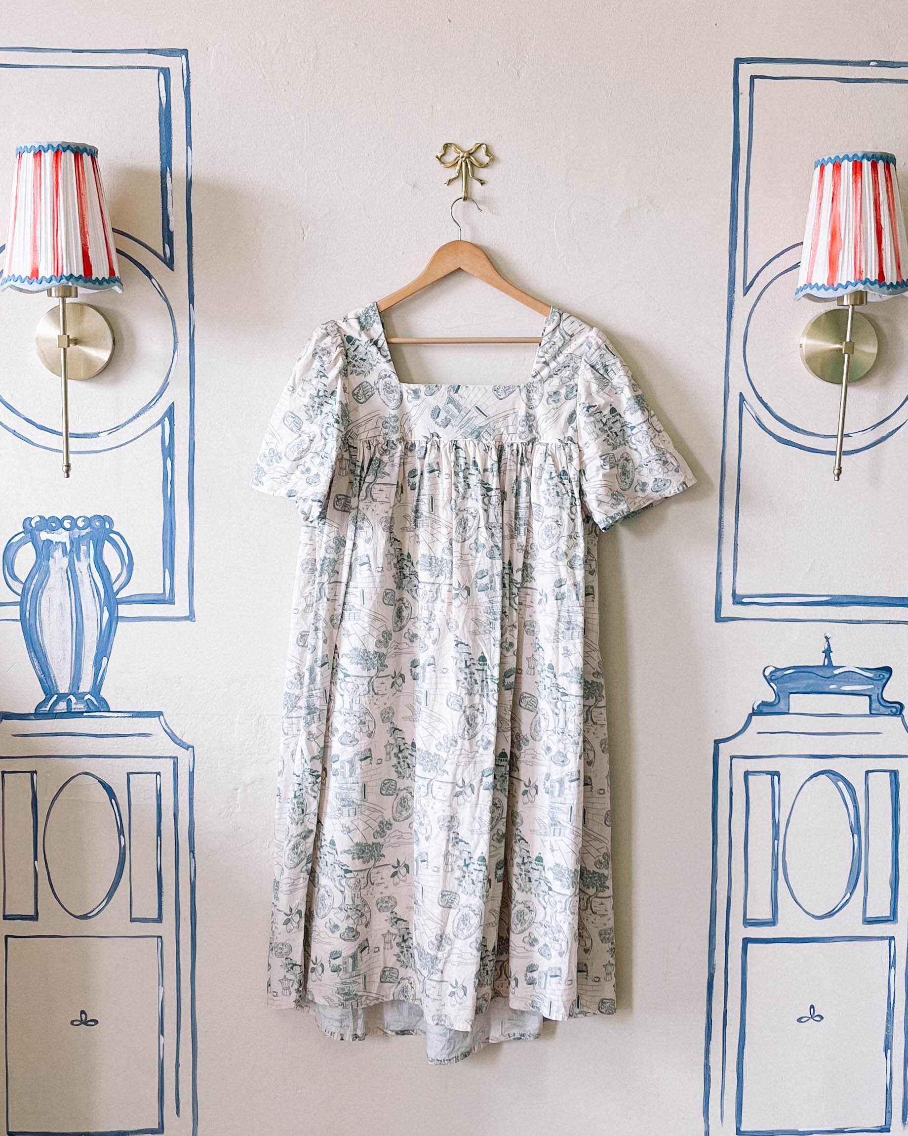 Rosalie Housedress Nonna Toile Sample - 2XL/3XL