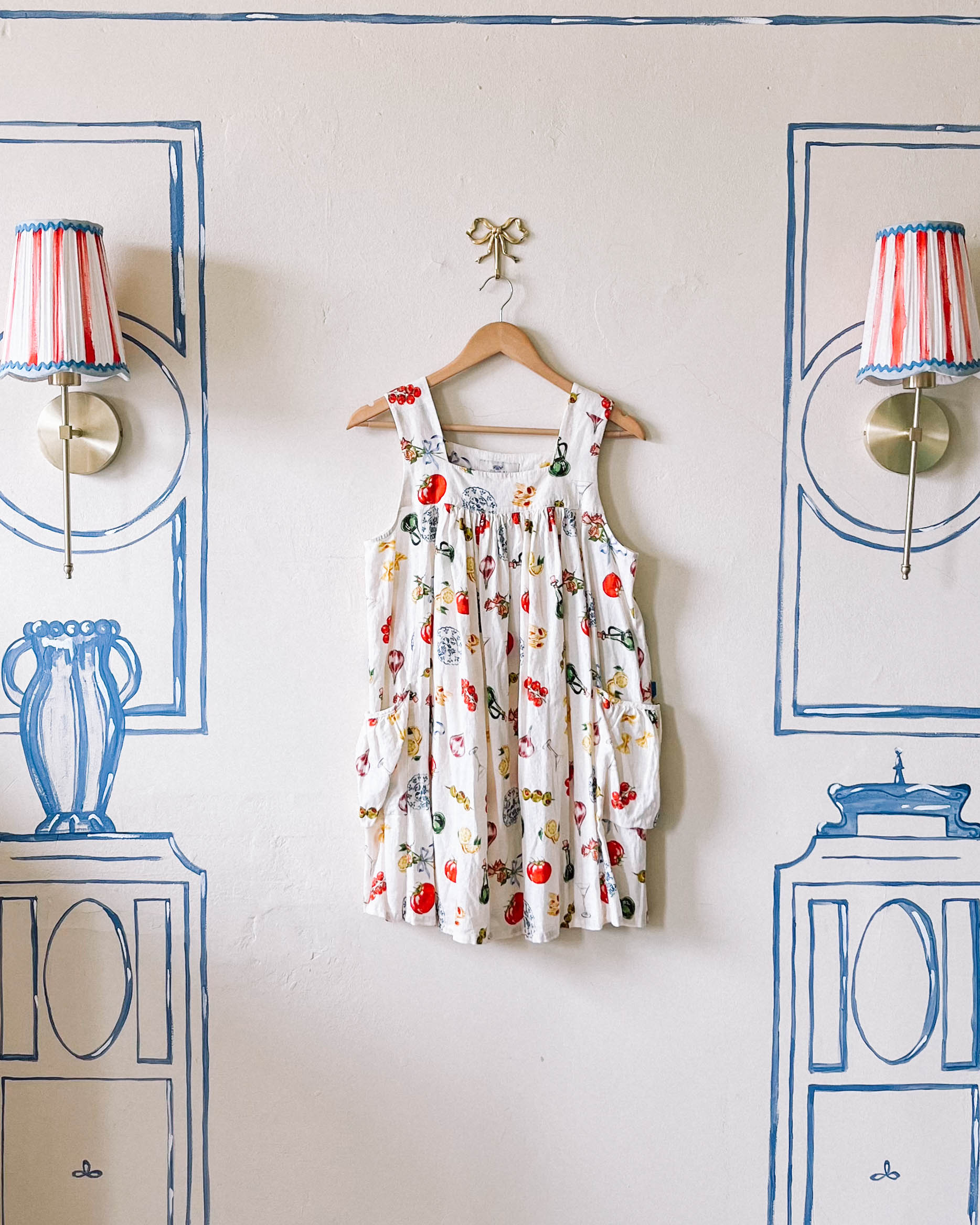 Emma Housedress Italian Dinner Sample - S/M