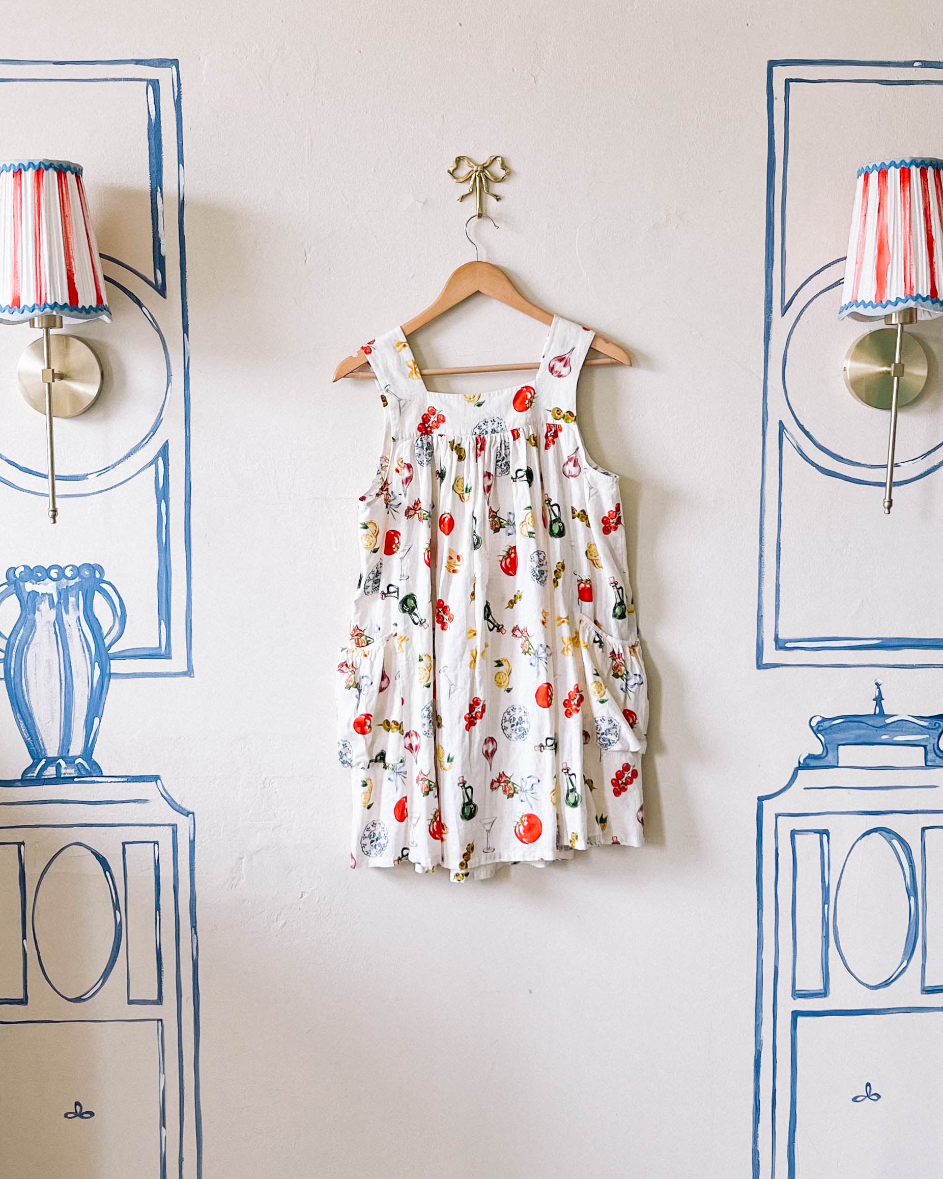 Emma Housedress Italian Dinner Sample - S/M