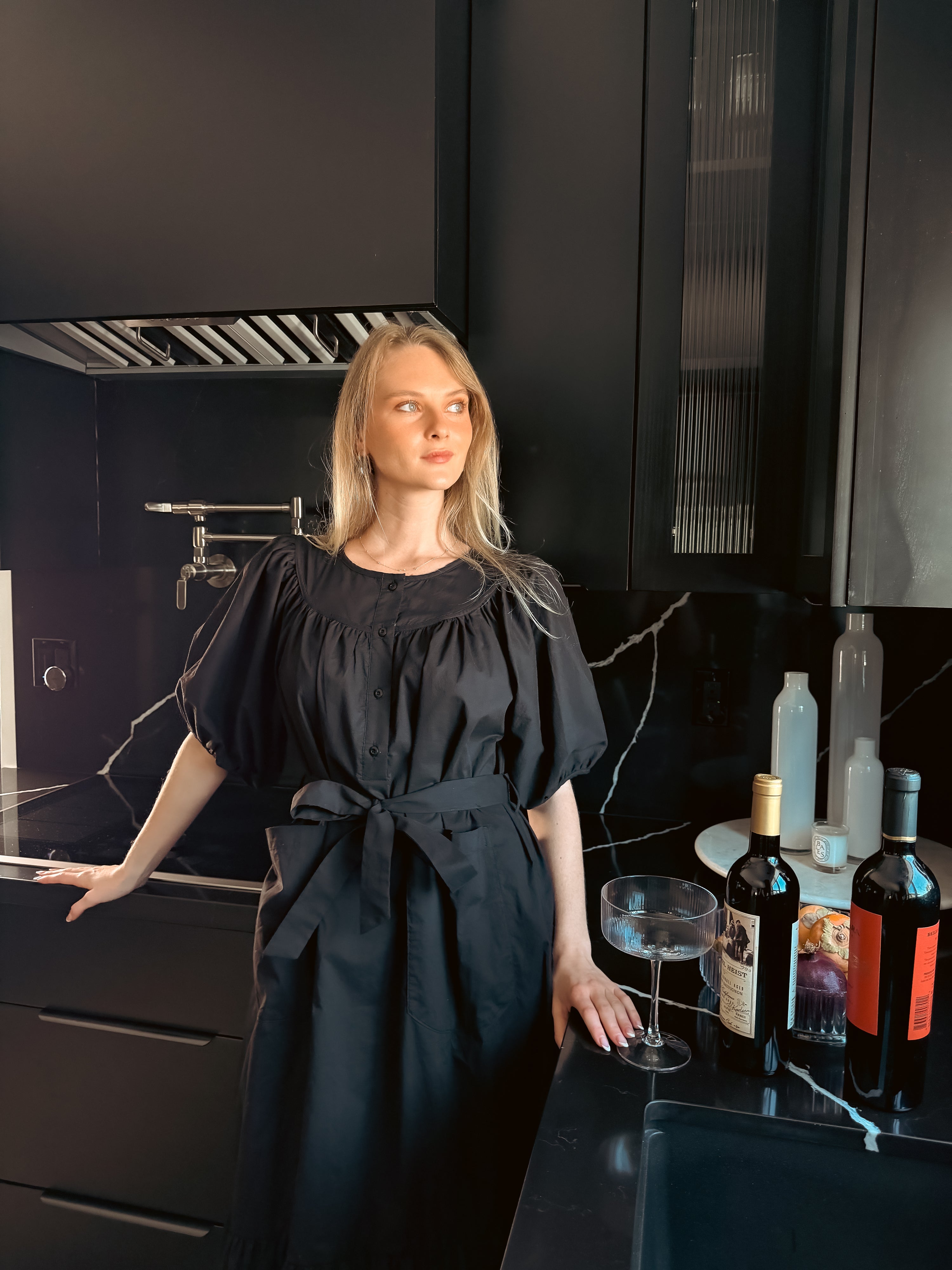 Lindsay Housedress Black Coffee