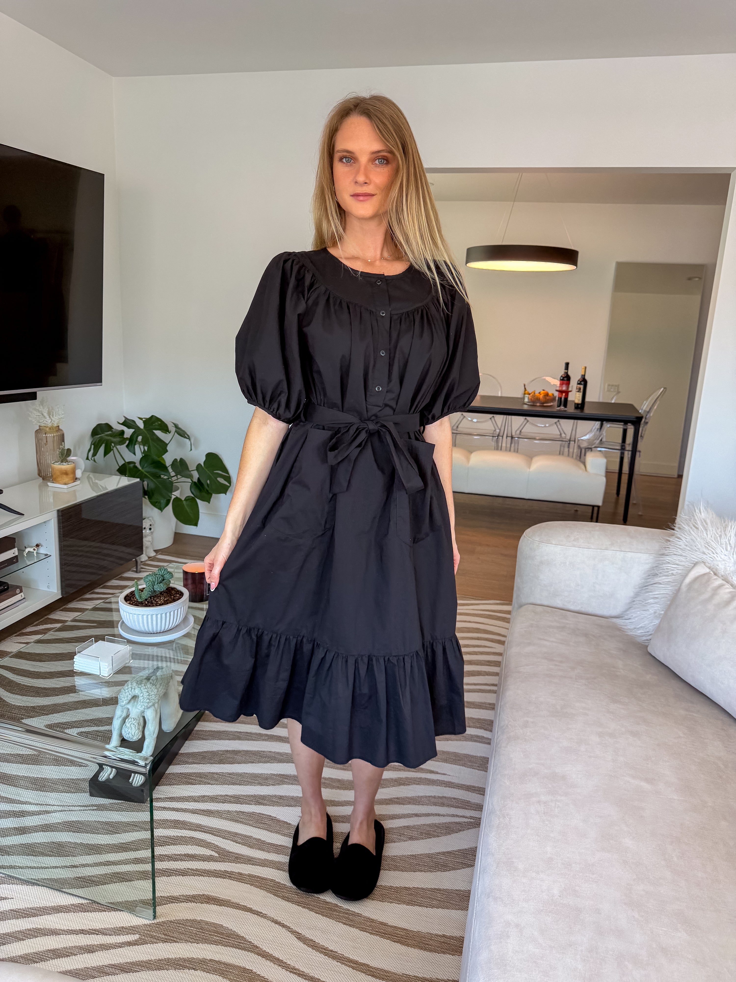 Lindsay Housedress Black Coffee