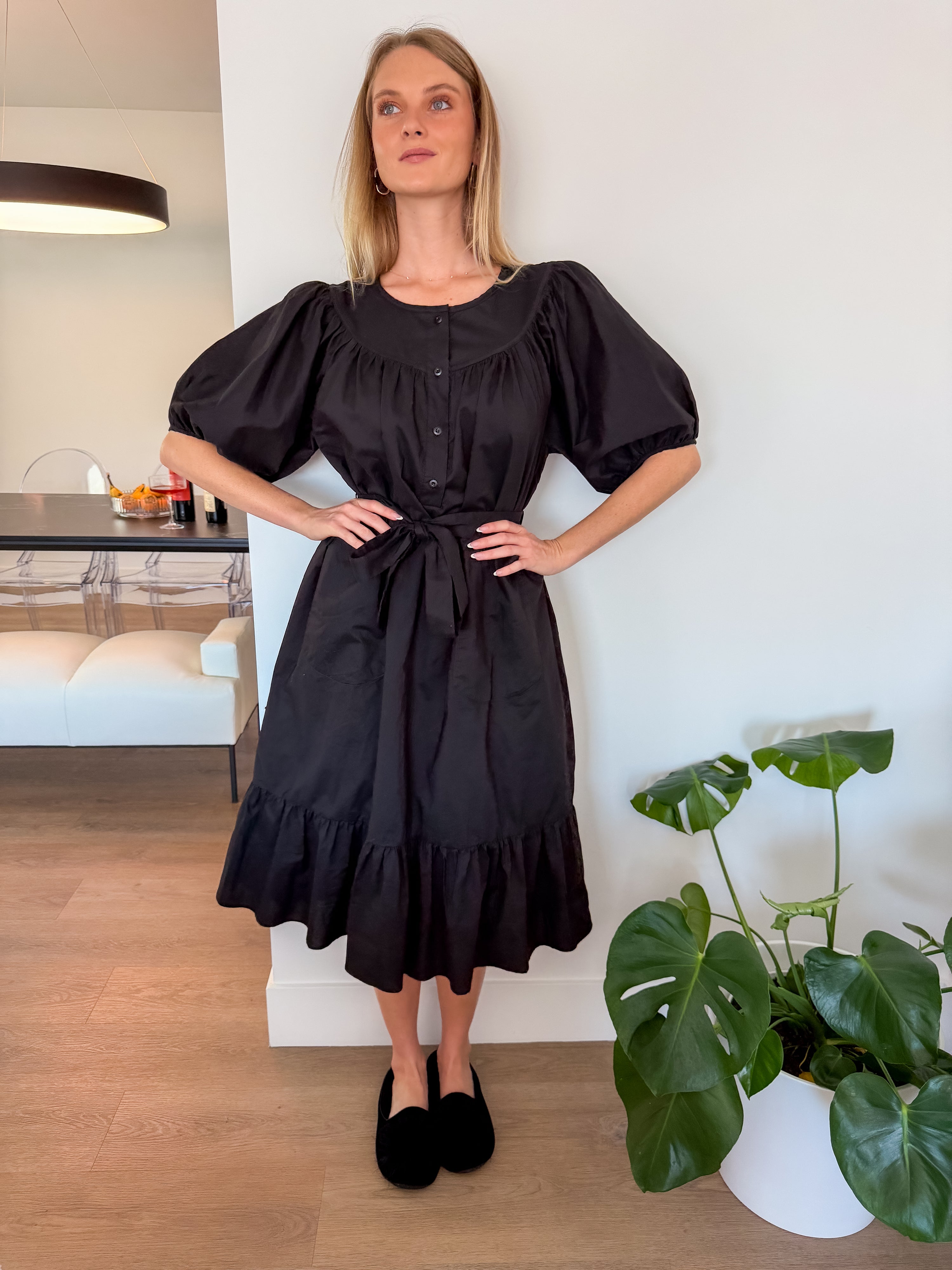 Lindsay Housedress Black Coffee