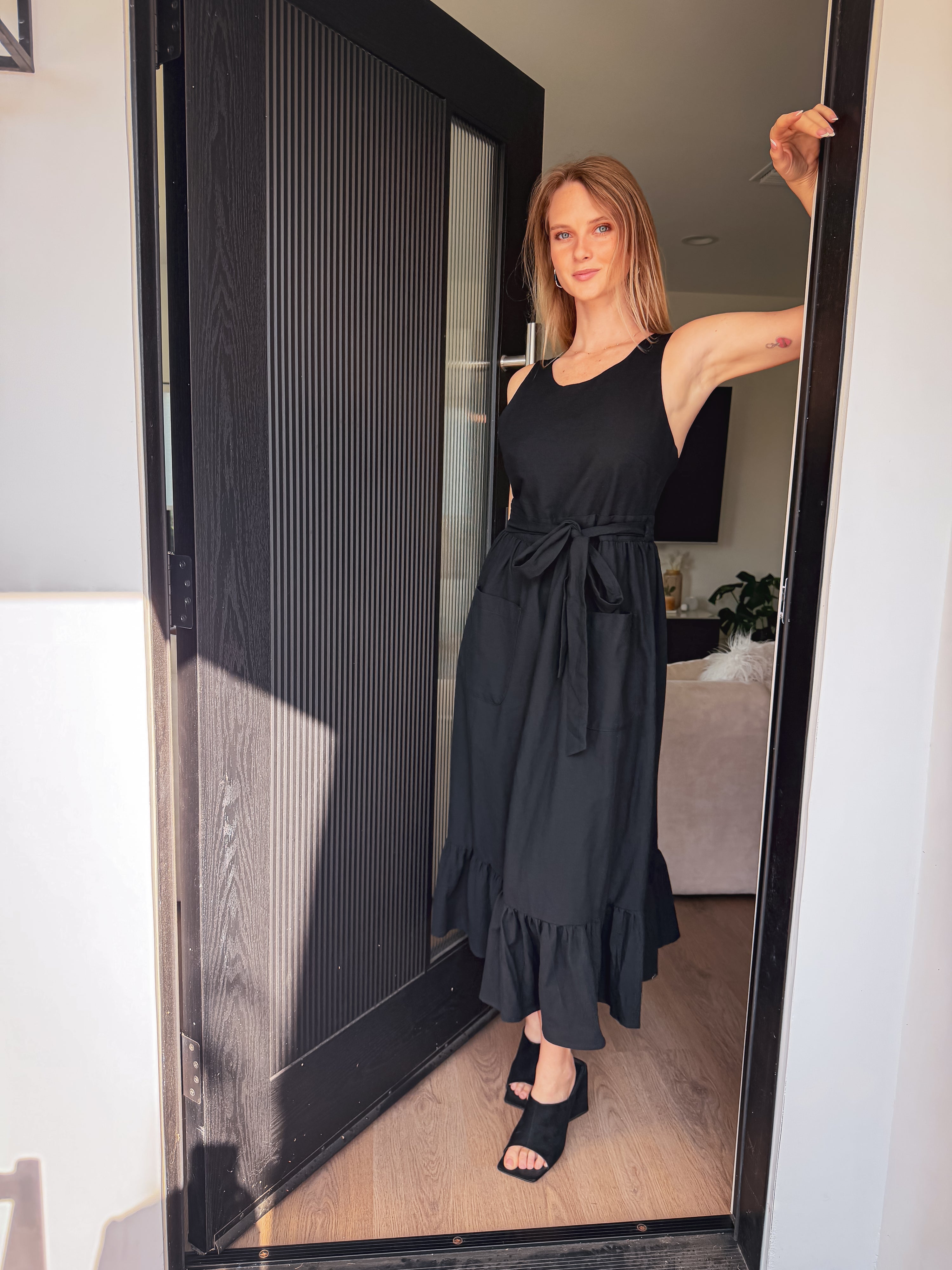 Gina Housedress Black Coffee