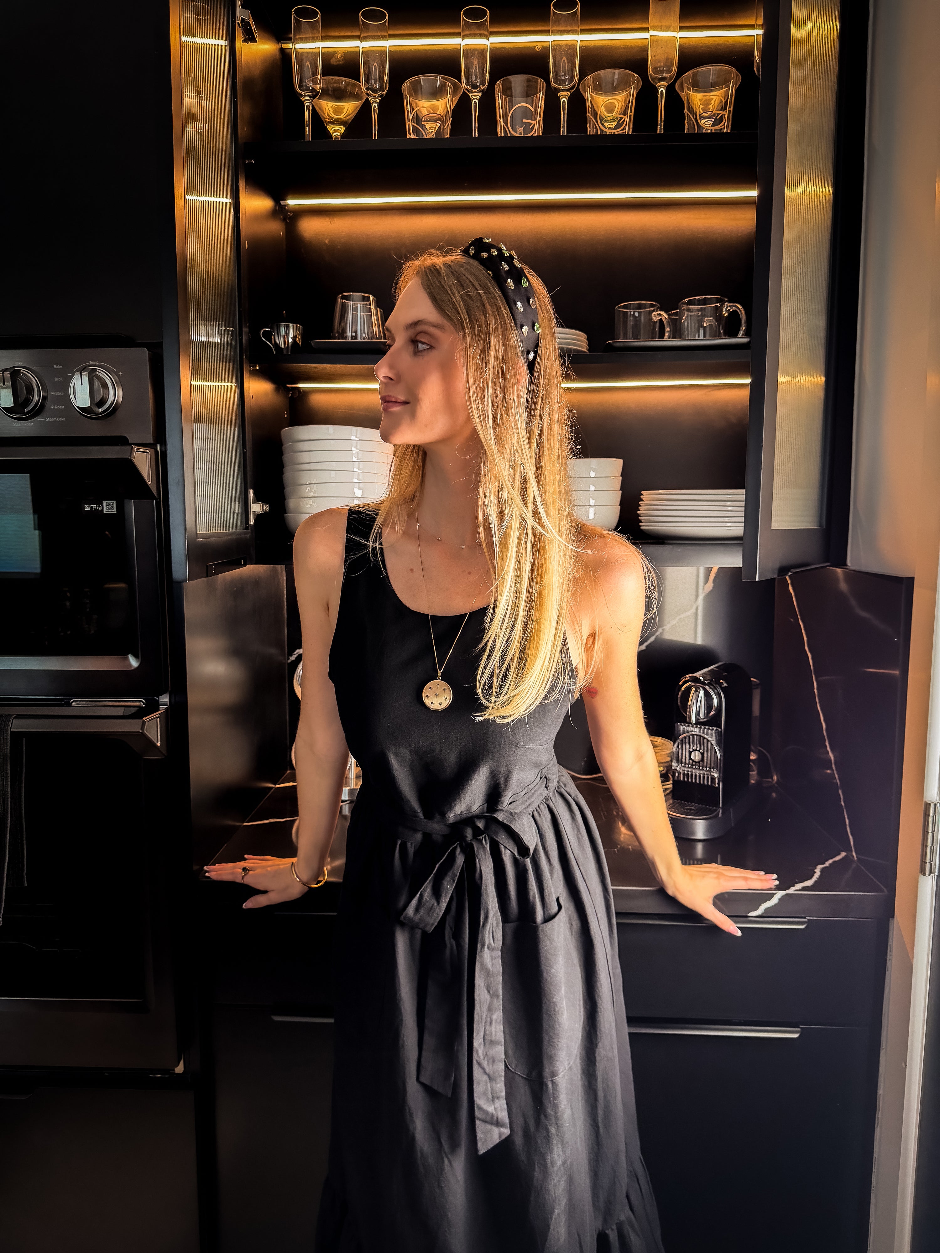 Gina Housedress Black Coffee