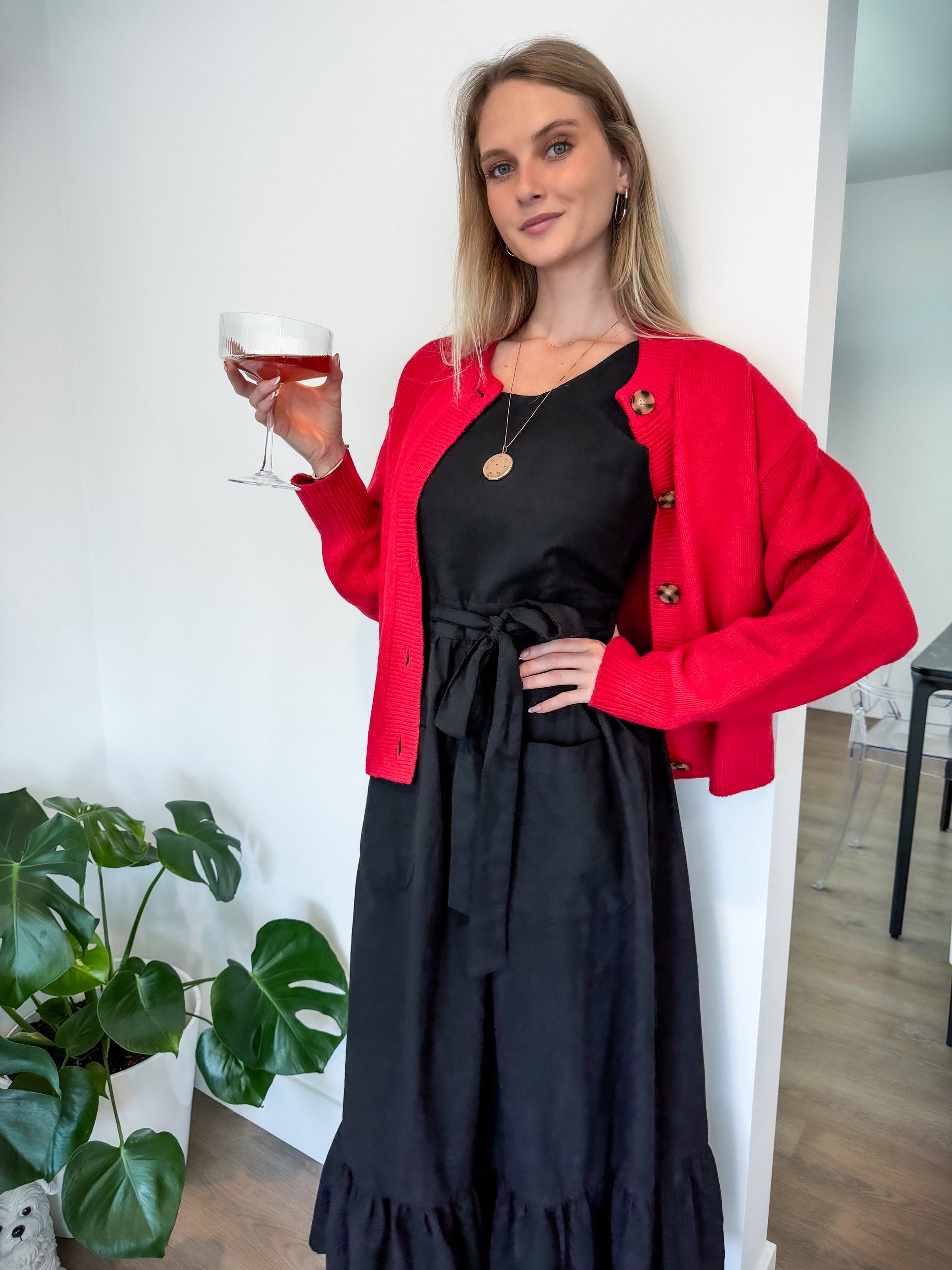 Gina Housedress Black Coffee