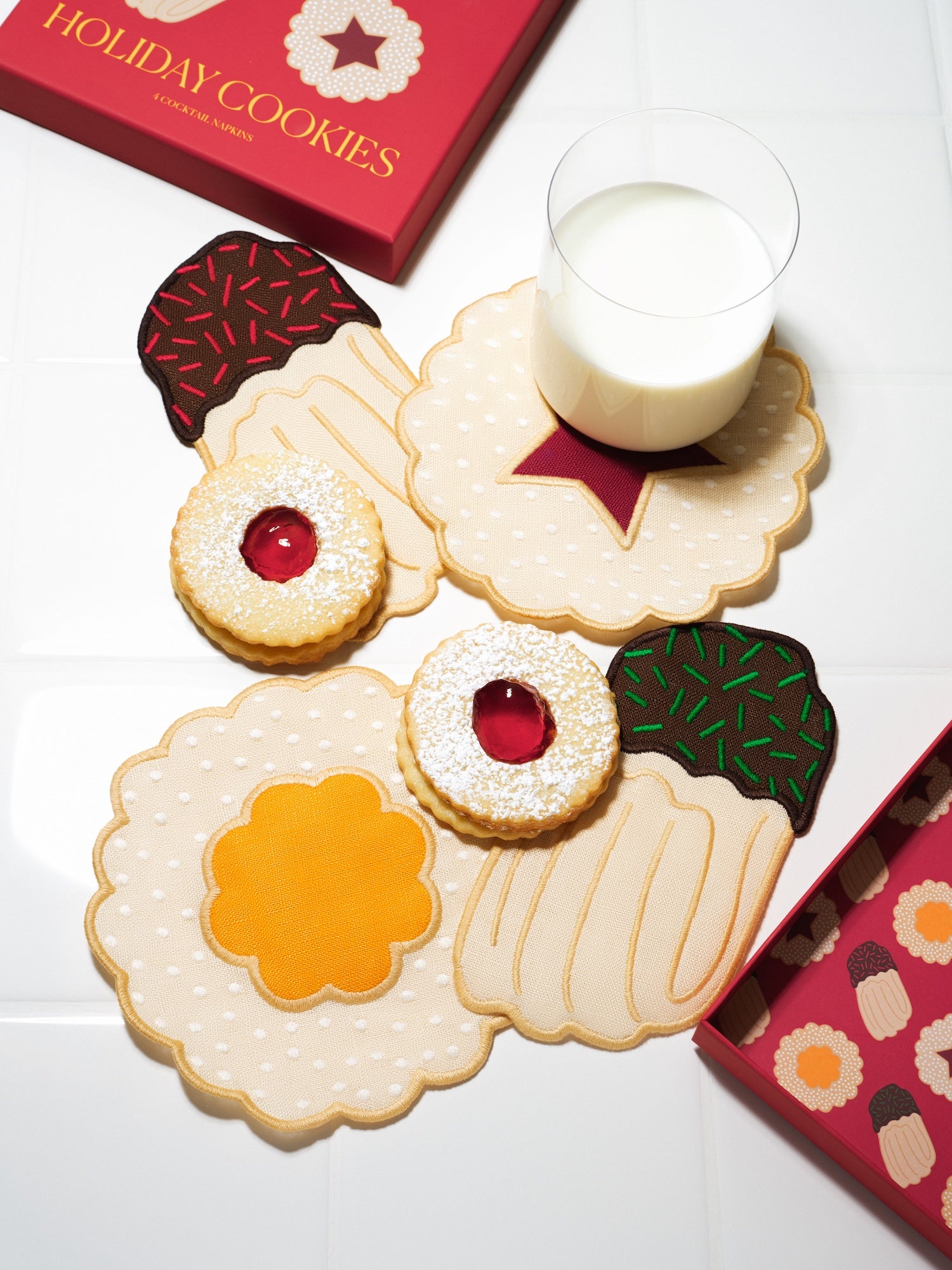 Holiday Cookies Cocktail Napkins