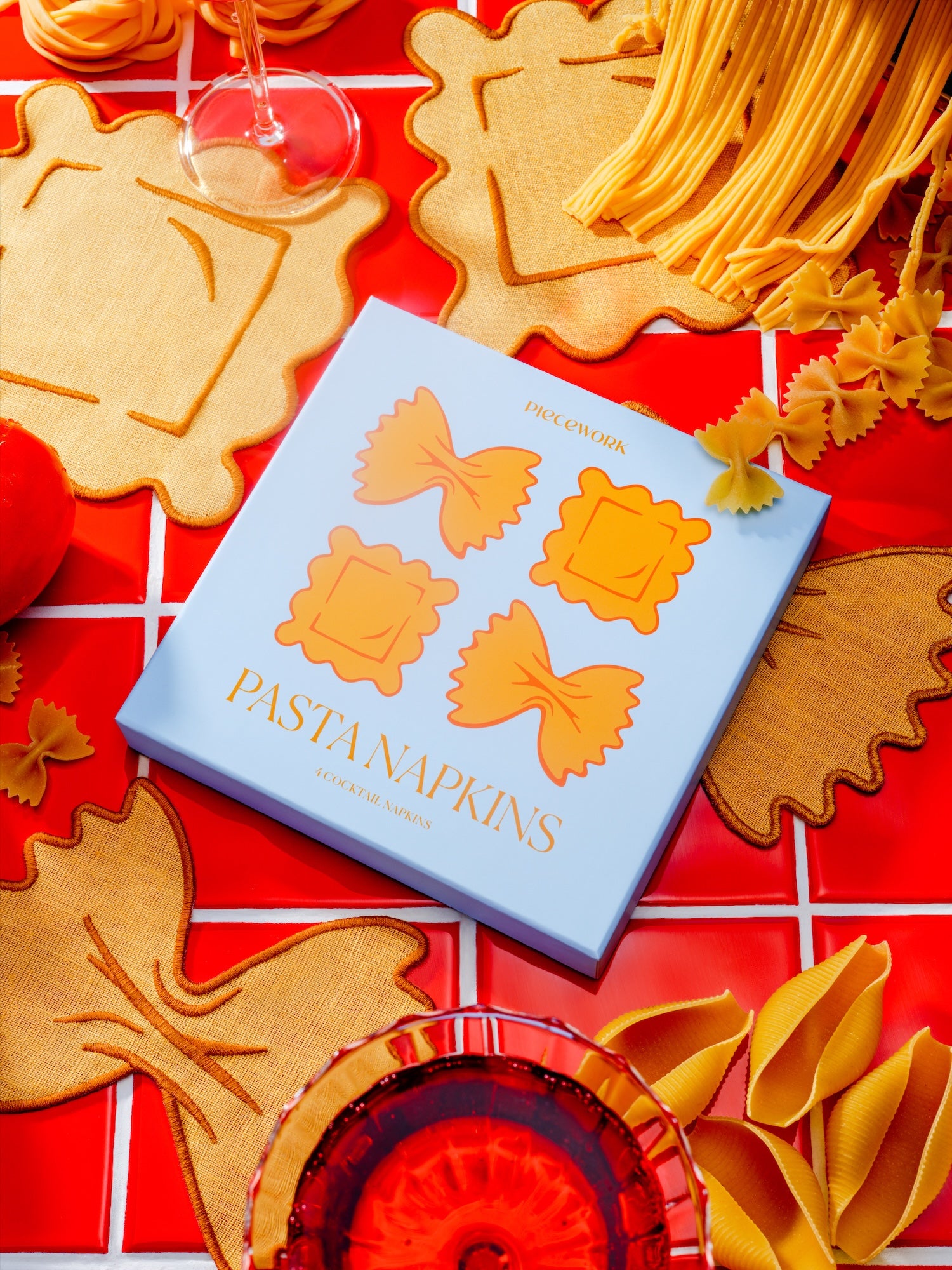 Pasta Cocktail Napkins