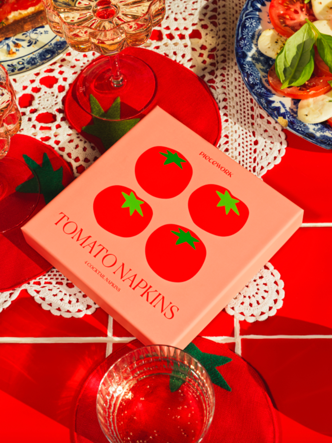 Tomato Cocktail Napkins