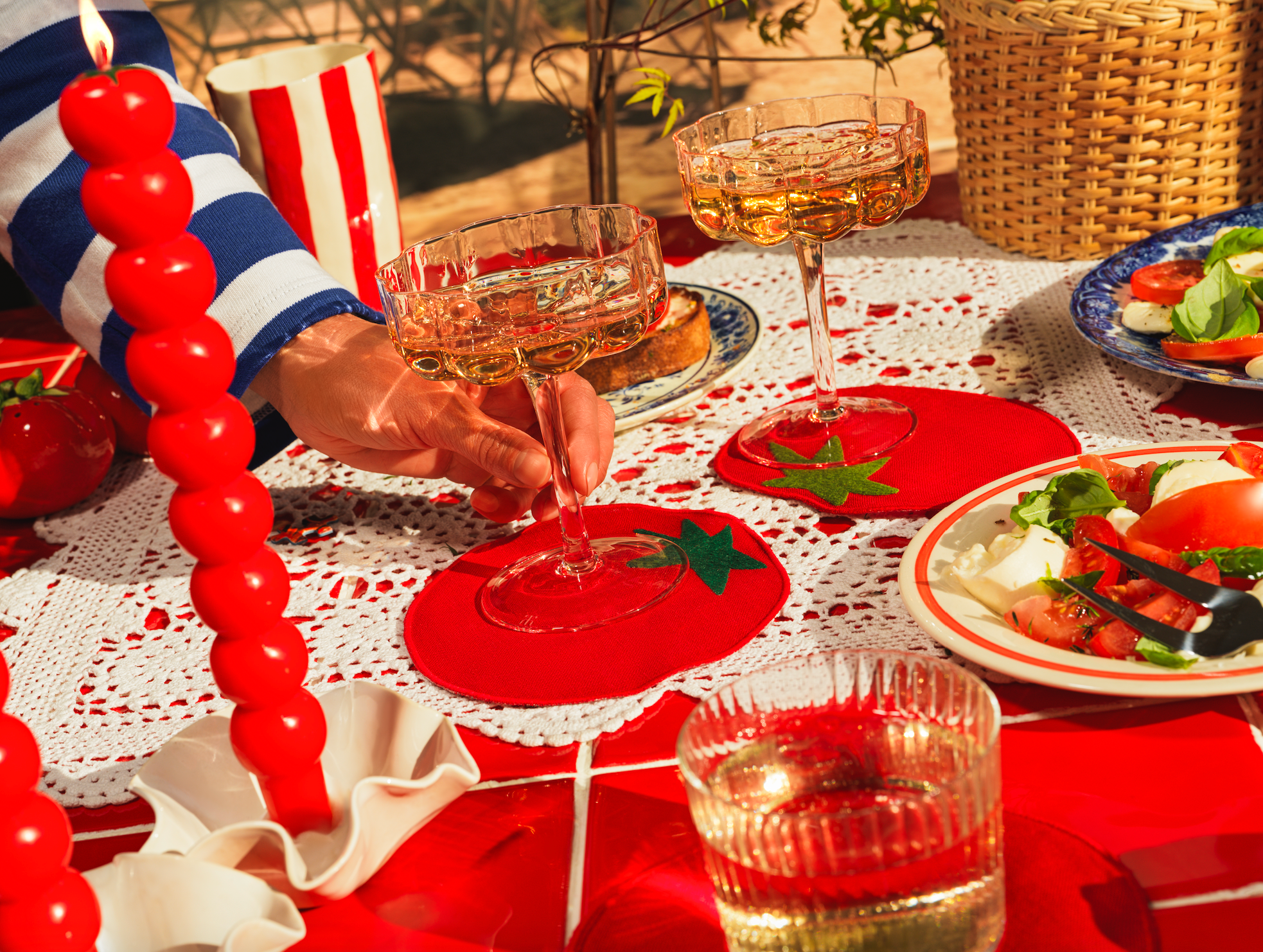 Tomato Cocktail Napkins