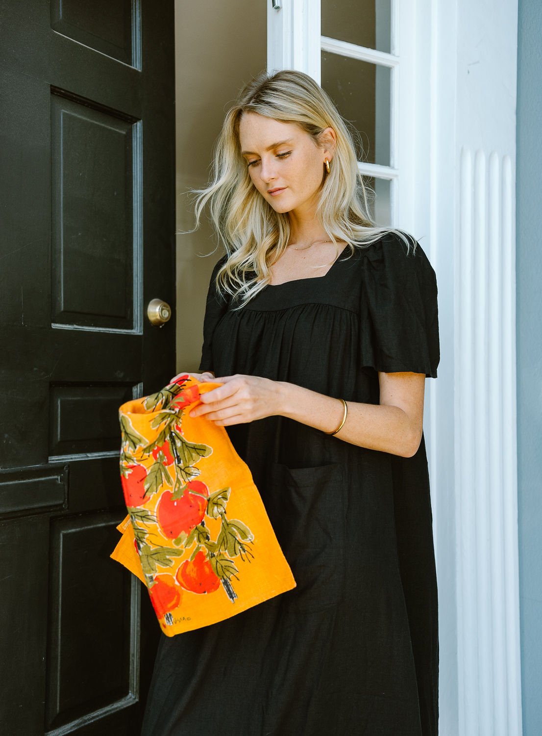 Rosalie Housedress Black Coffee