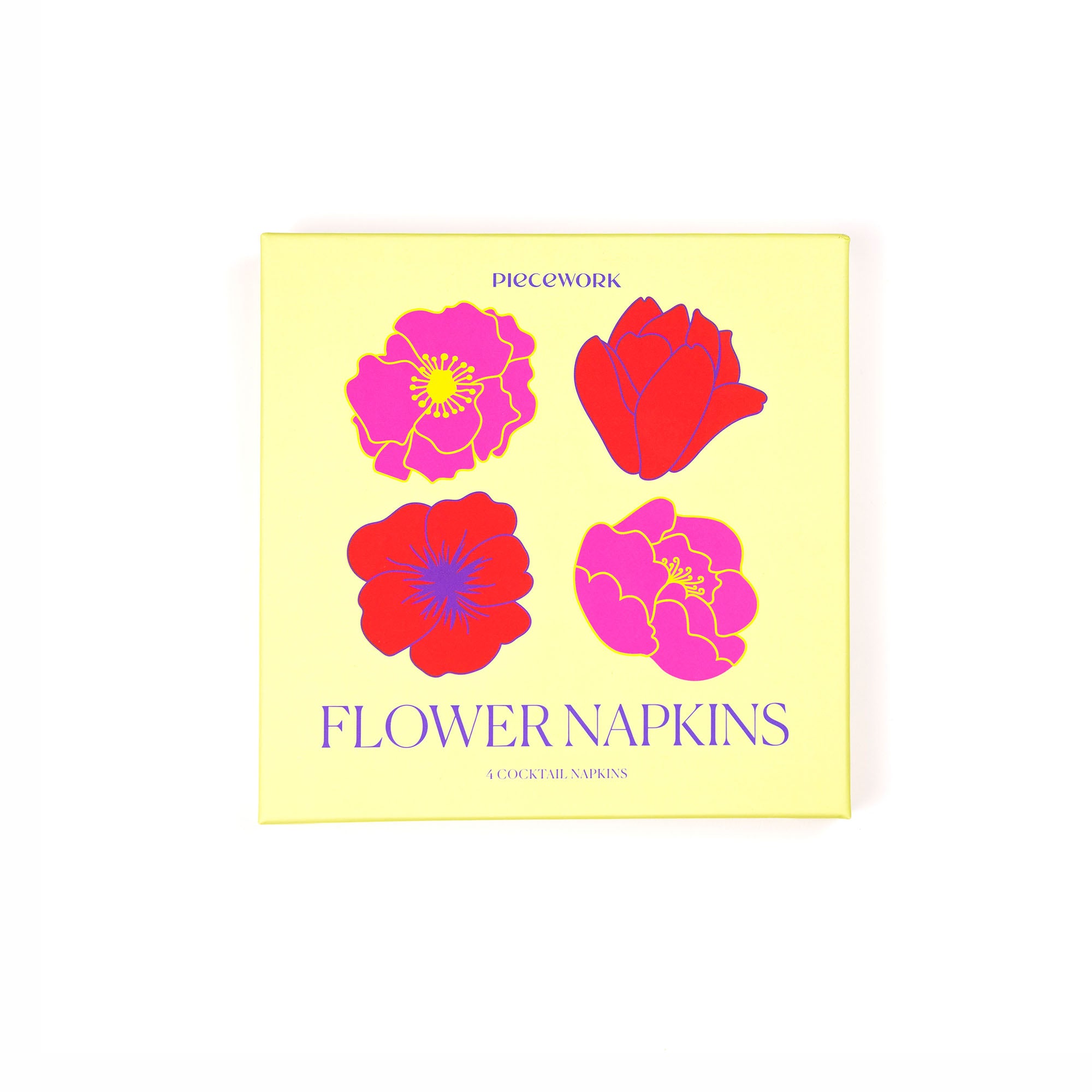 Flower Cocktail Napkins