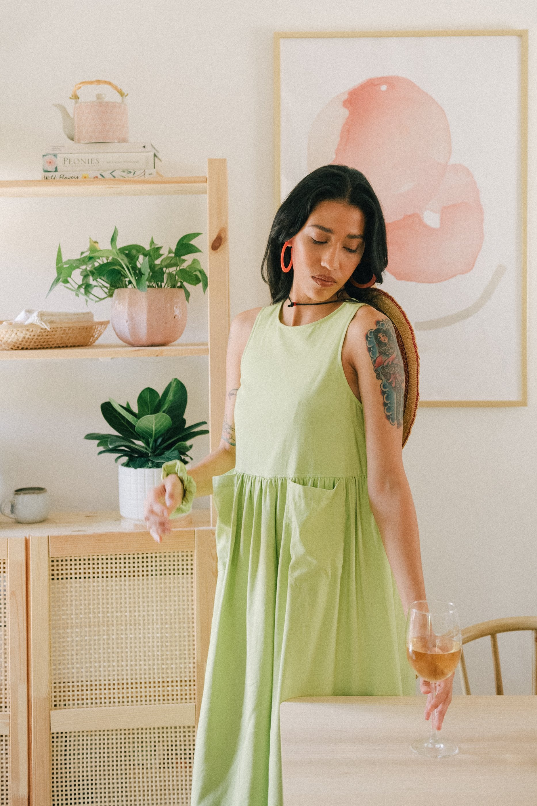 Grace Housedress Key Lime Pie Sample XXS/XS