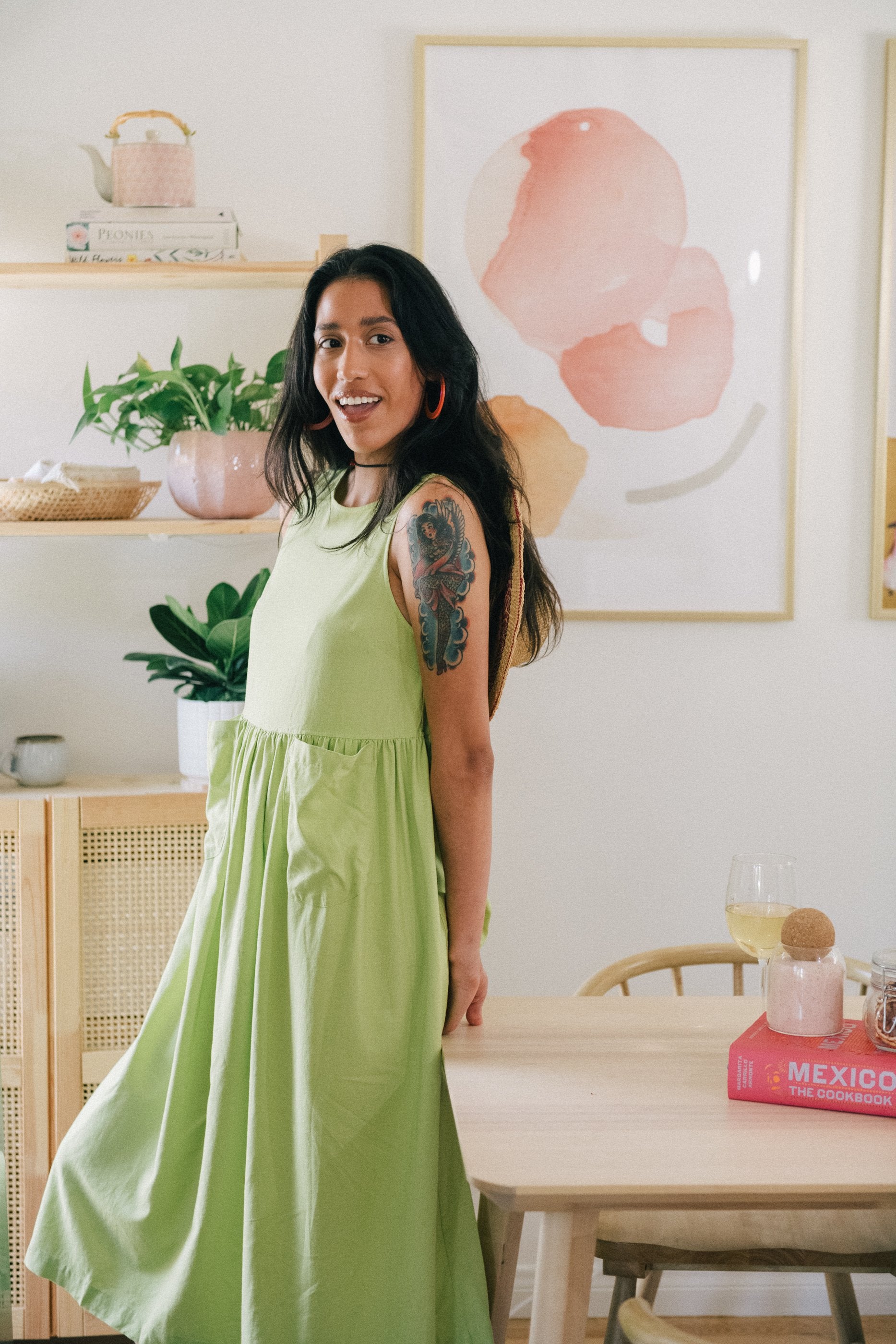 Grace Housedress Key Lime Pie Sample XXS/XS